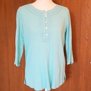 J.Jill blue blouse. Sz sm.